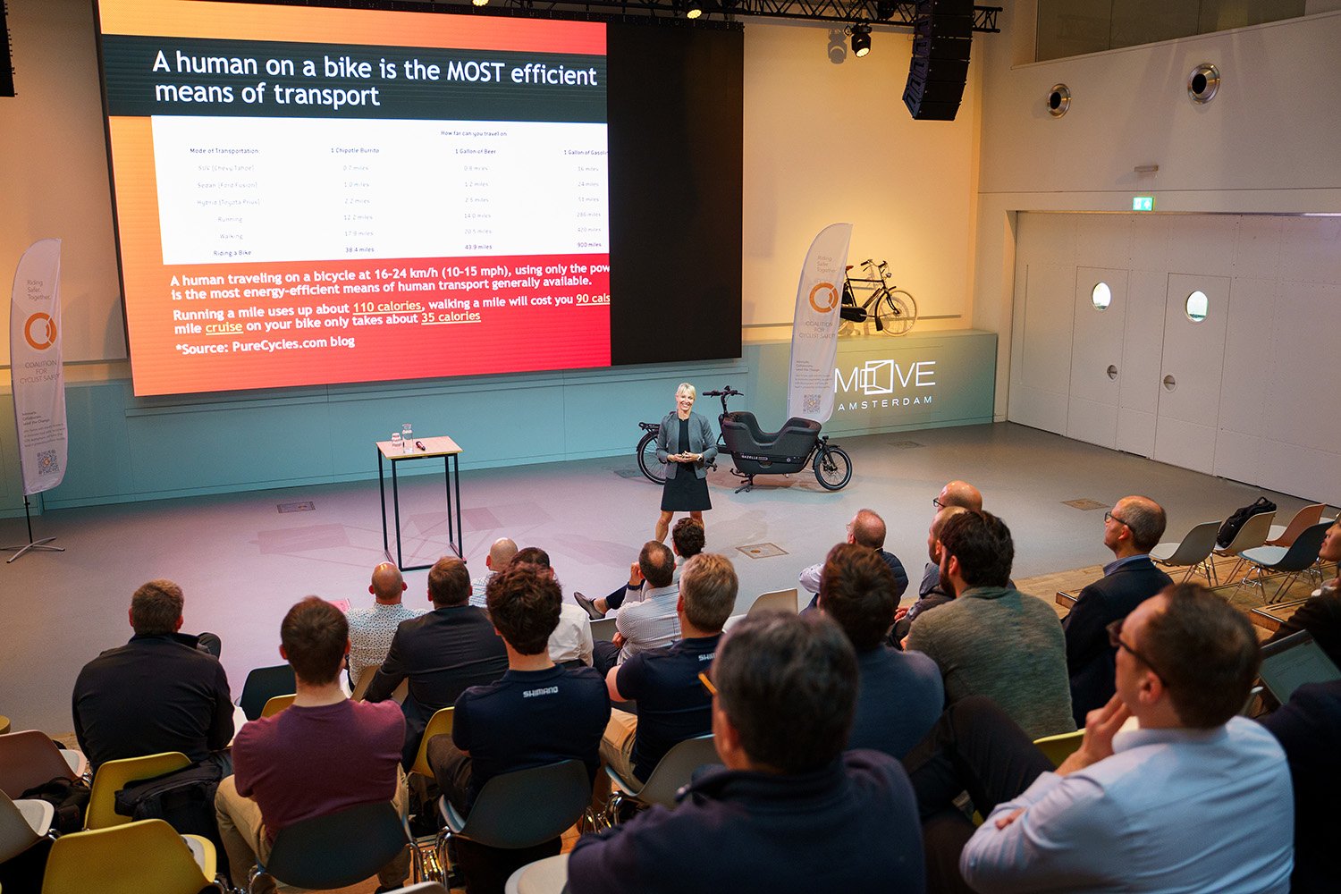 Coalition for Cyclist Safety event in Amsterdam, April 2025