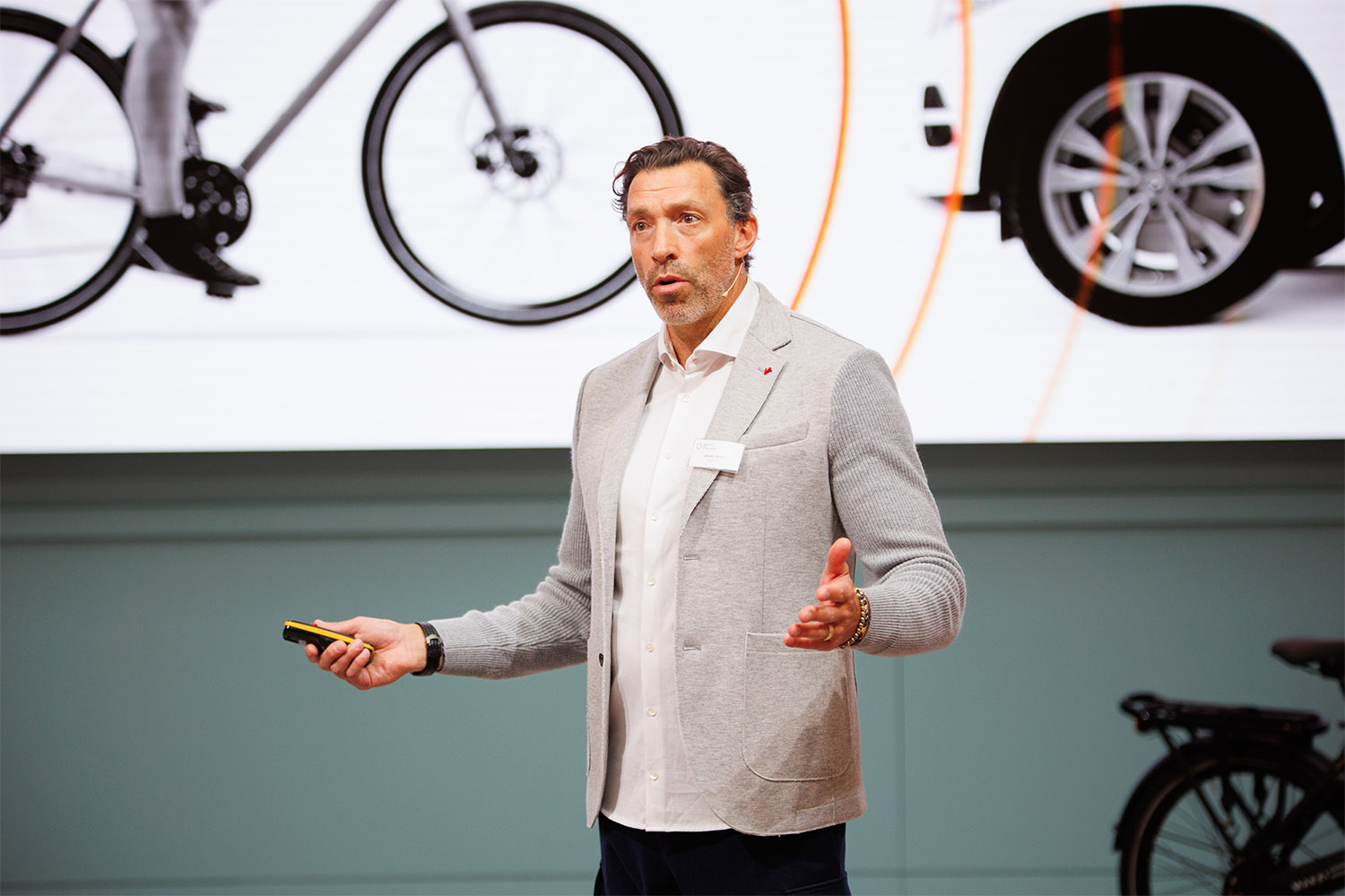 Jarrett Wendt presenting at Amsterdam 2025