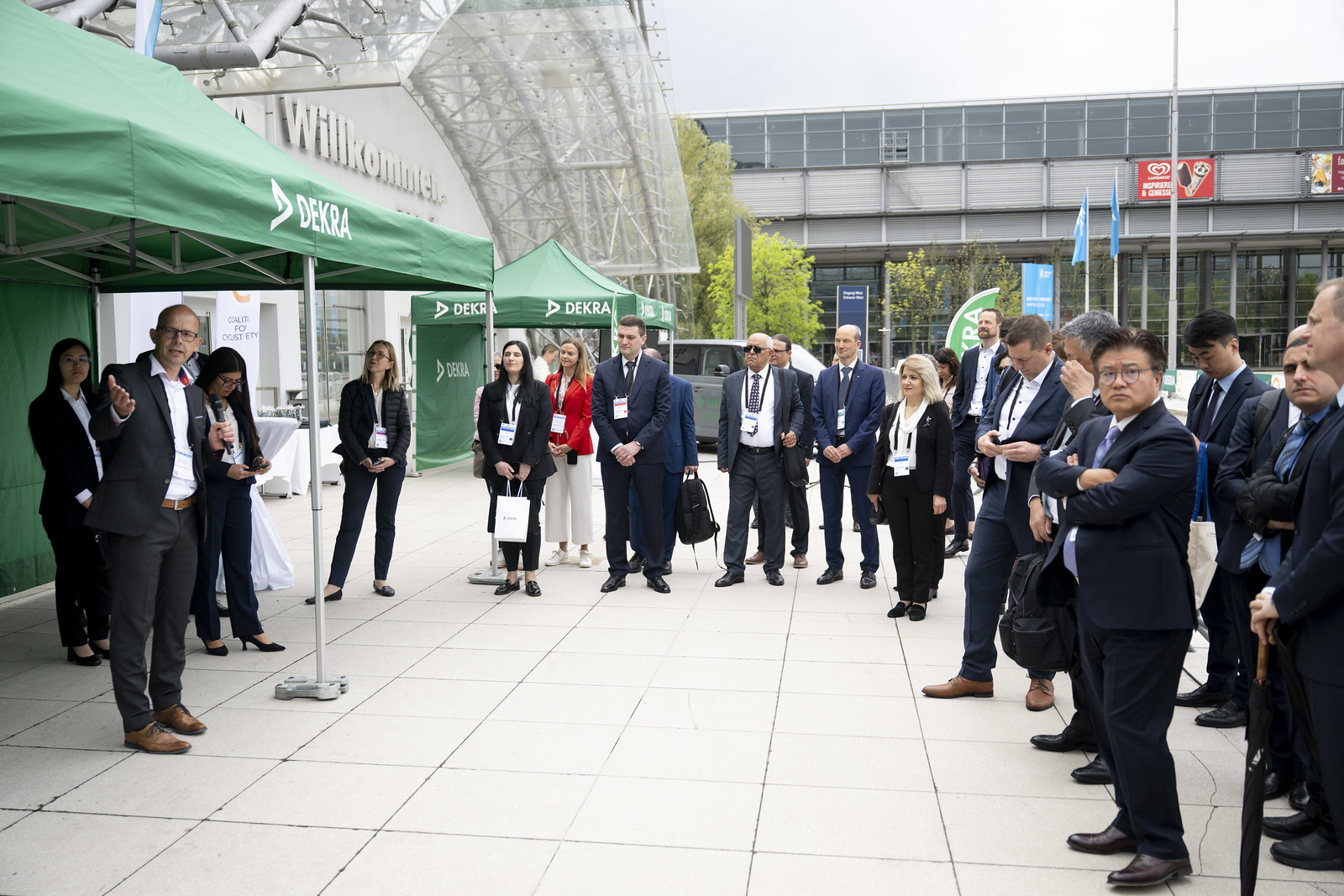 Coalition for Cyclist Safety demonstration at the International Transport Forum in Leipzig